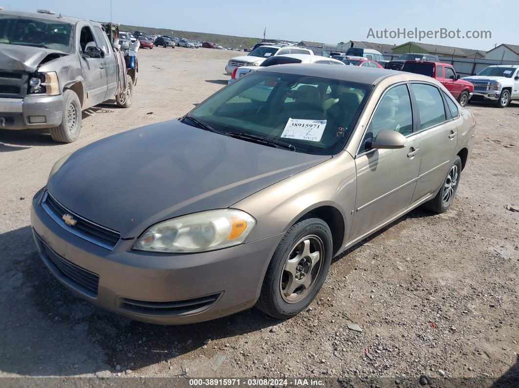 2006 Chevrolet Impala Police Желто-коричневый vin: 2G1WS551169361411