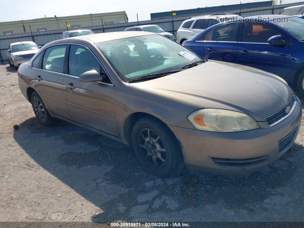 2006 Chevrolet Impala Police Желто-коричневый vin: 2G1WS551169361411