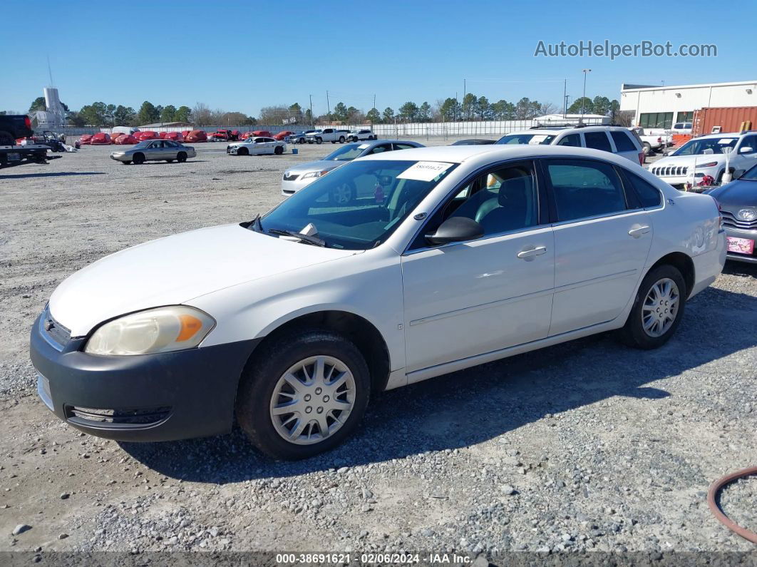 2006 Chevrolet Impala Police White vin: 2G1WS551369426386