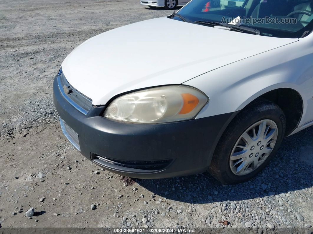 2006 Chevrolet Impala Police White vin: 2G1WS551369426386