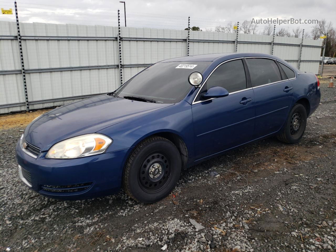 2006 Chevrolet Impala Police Blue vin: 2G1WS551569284459