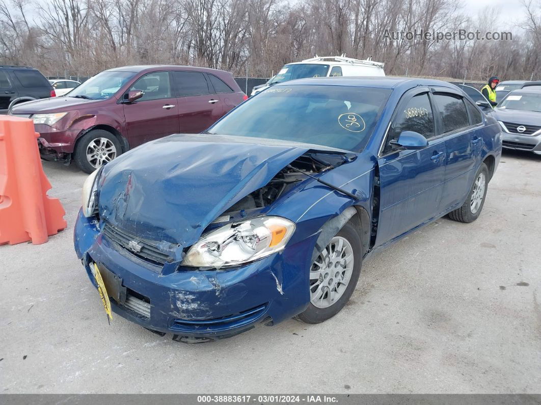 2006 Chevrolet Impala Police Blue vin: 2G1WS551869339096