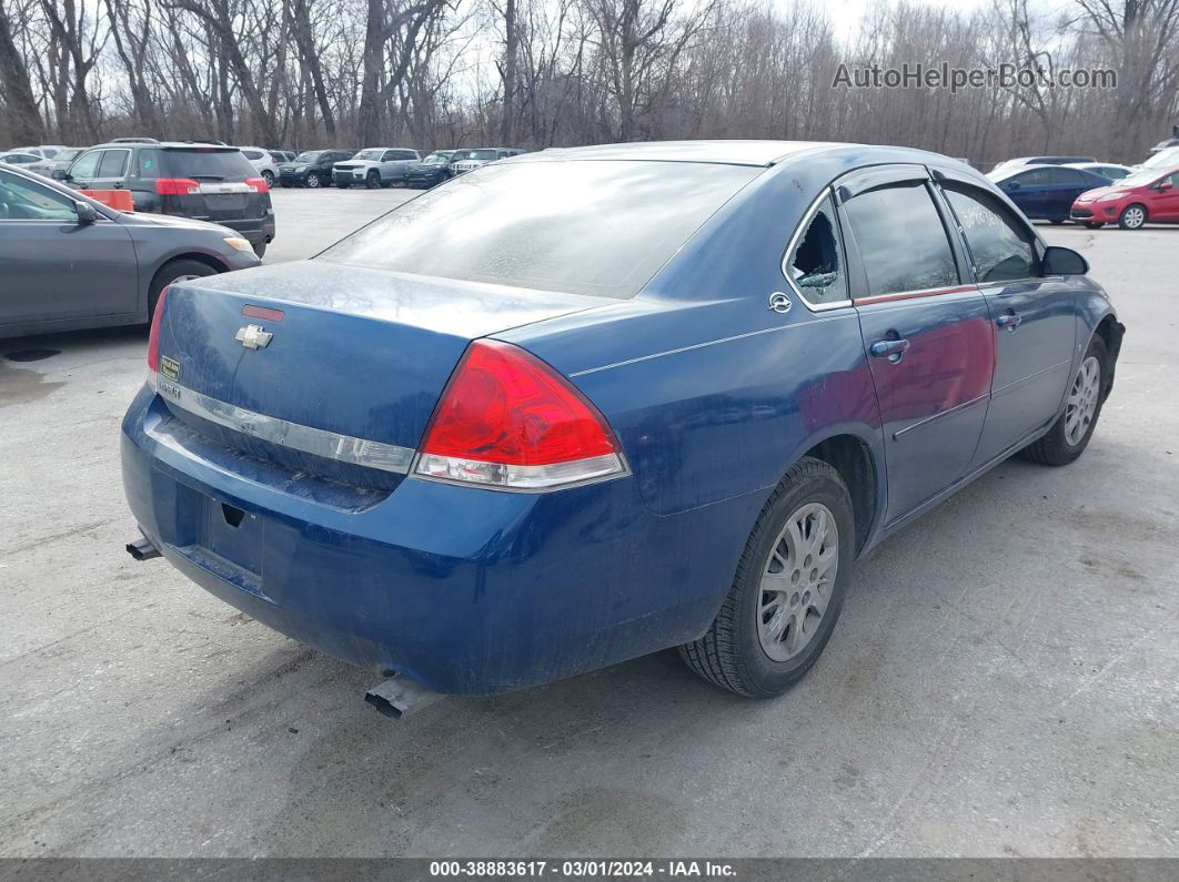 2006 Chevrolet Impala Police Blue vin: 2G1WS551869339096