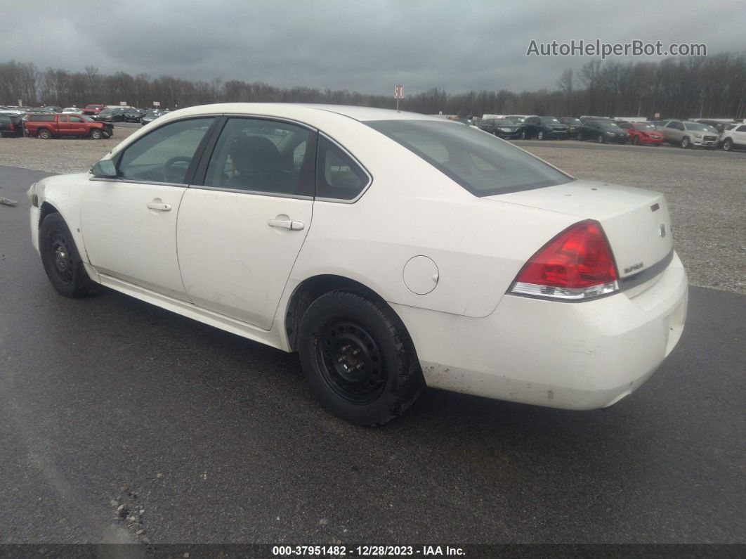 2009 Chevrolet Impala Police White vin: 2G1WS57M191317628