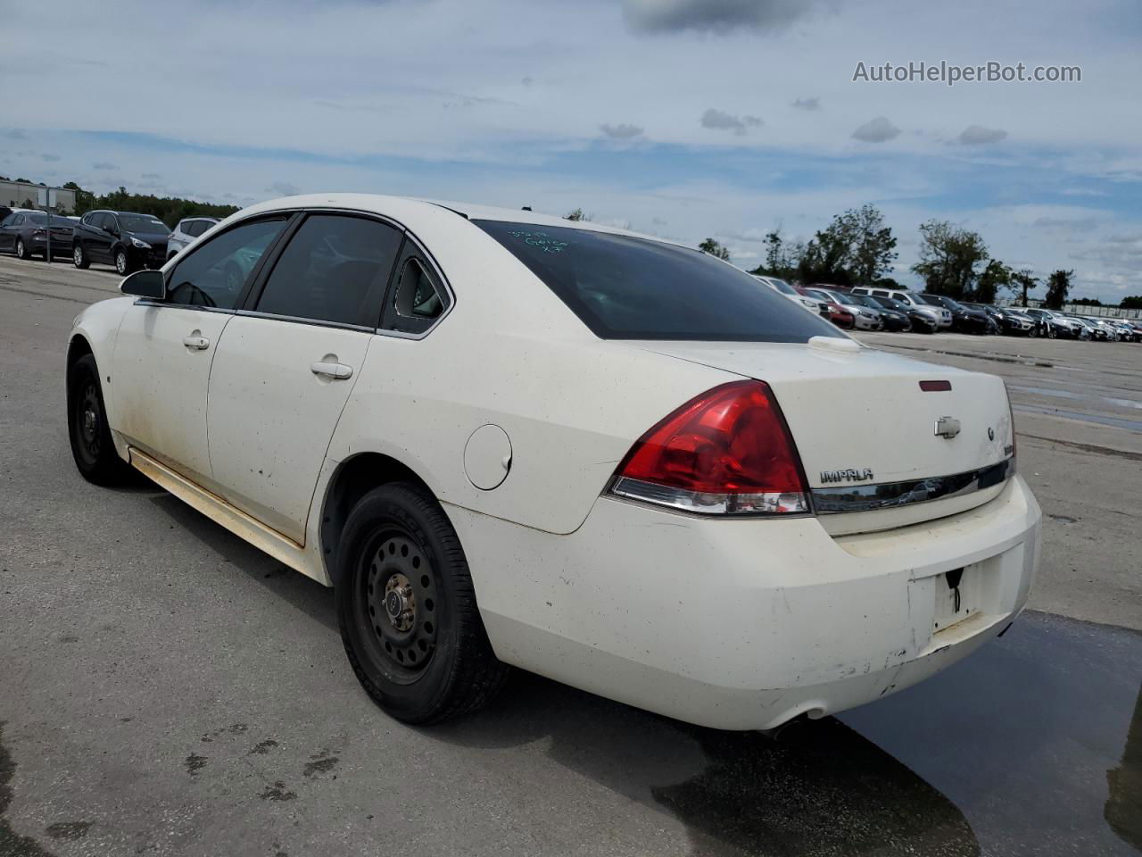 2009 Chevrolet Impala Police White vin: 2G1WS57M291274577