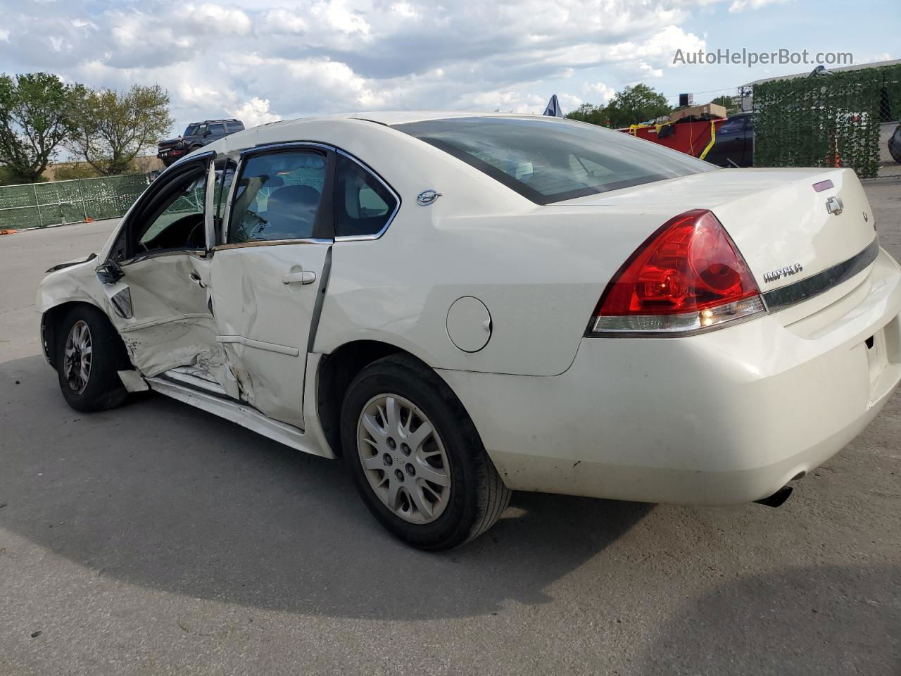 2009 Chevrolet Impala Police Cream vin: 2G1WS57M491268991