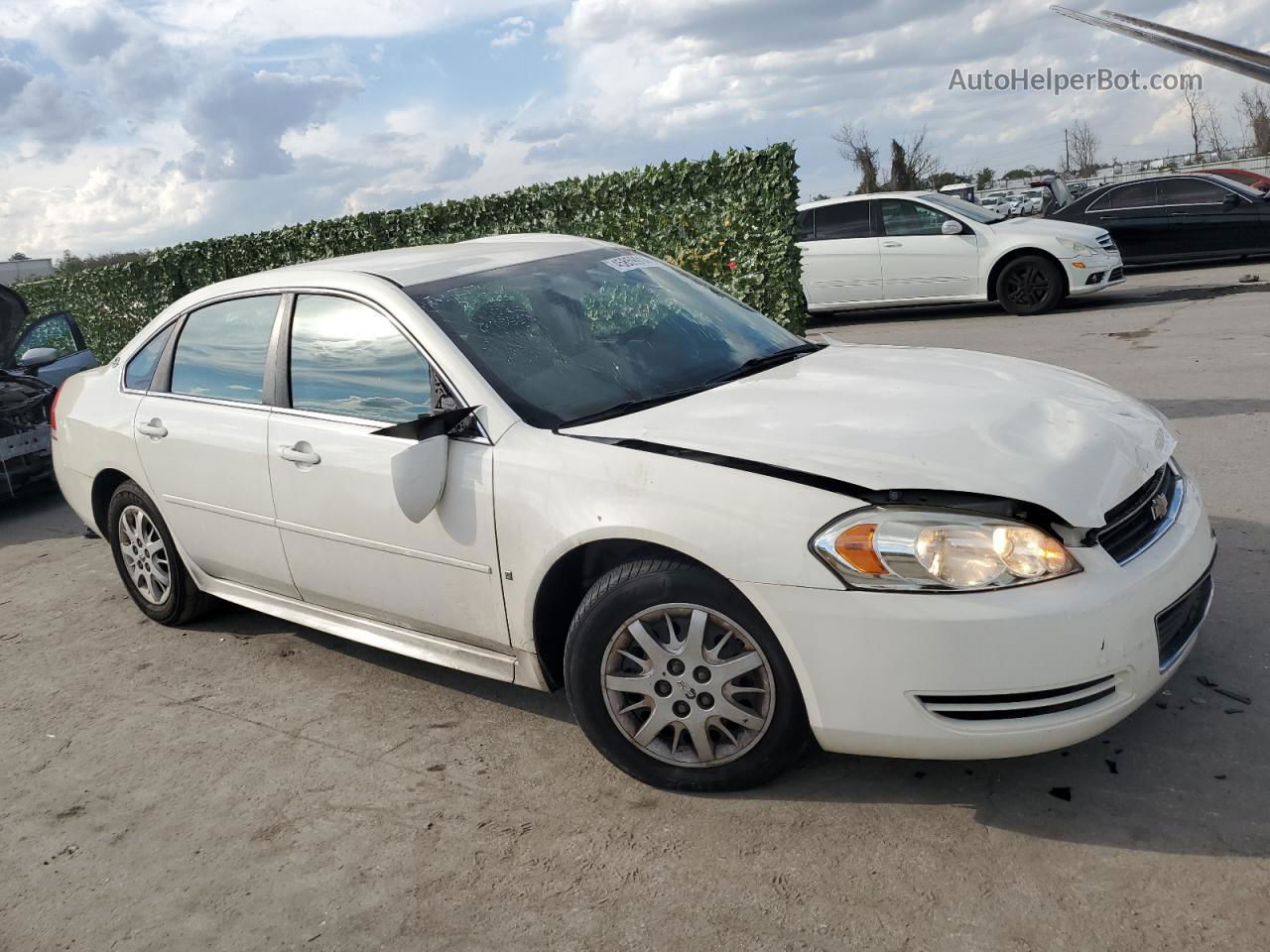 2009 Chevrolet Impala Police Cream vin: 2G1WS57M491268991