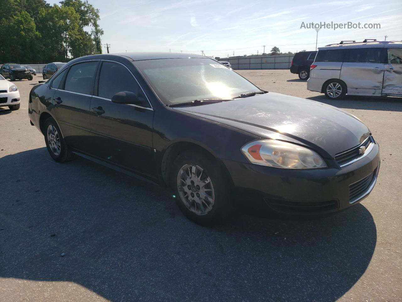 2009 Chevrolet Impala Police Black vin: 2G1WS57M591300119