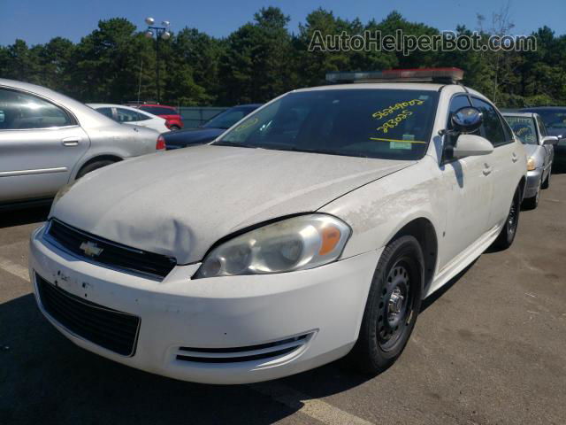 2009 Chevrolet Impala Police White vin: 2G1WS57M891283025