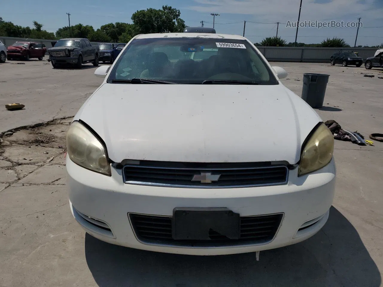 2006 Chevrolet Impala Police White vin: 2G1WS581069358009