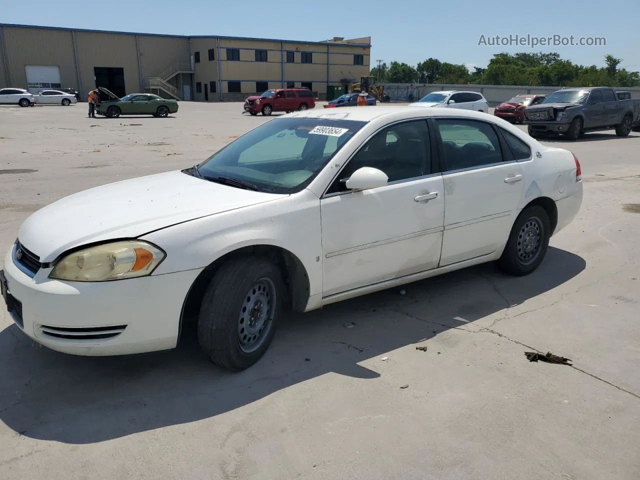 2006 Chevrolet Impala Police Белый vin: 2G1WS581069358009