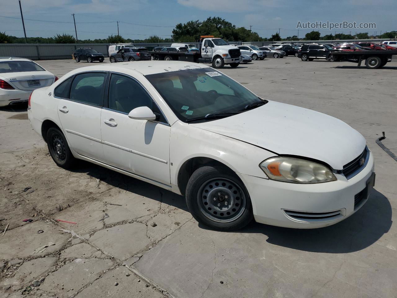 2006 Chevrolet Impala Police White vin: 2G1WS581069358009