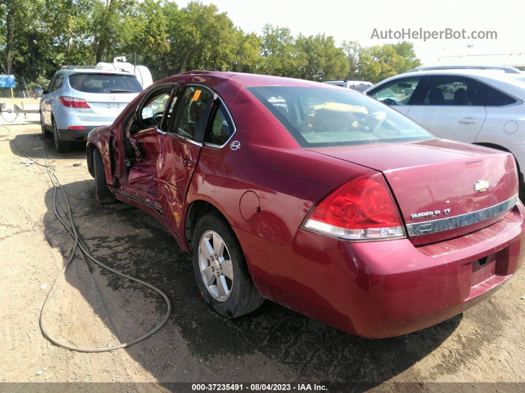 2006 Chevrolet Impala Lt 3.5l Red vin: 2G1WT55K169314546