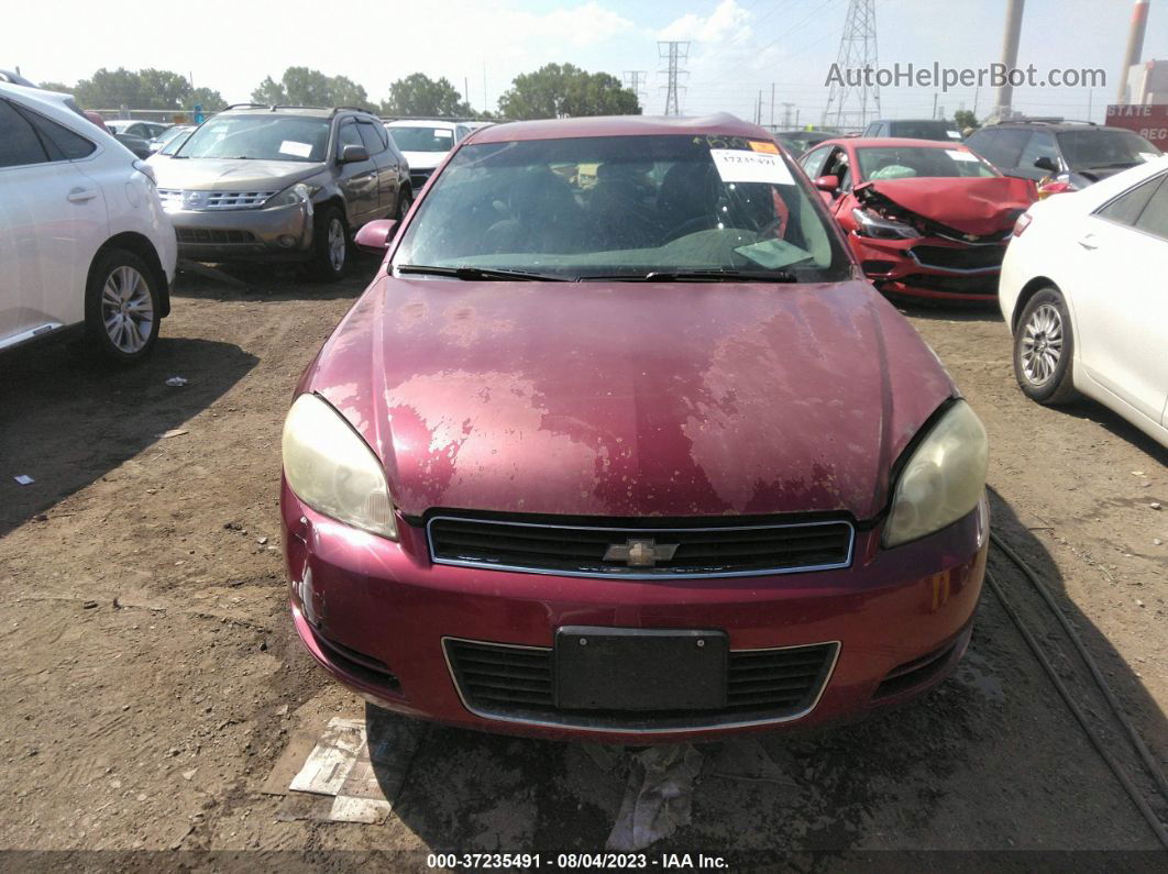 2006 Chevrolet Impala Lt 3.5l Red vin: 2G1WT55K169314546