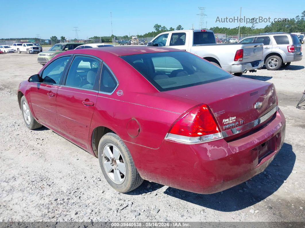 2006 Chevrolet Impala Lt Бордовый vin: 2G1WT55K469316534