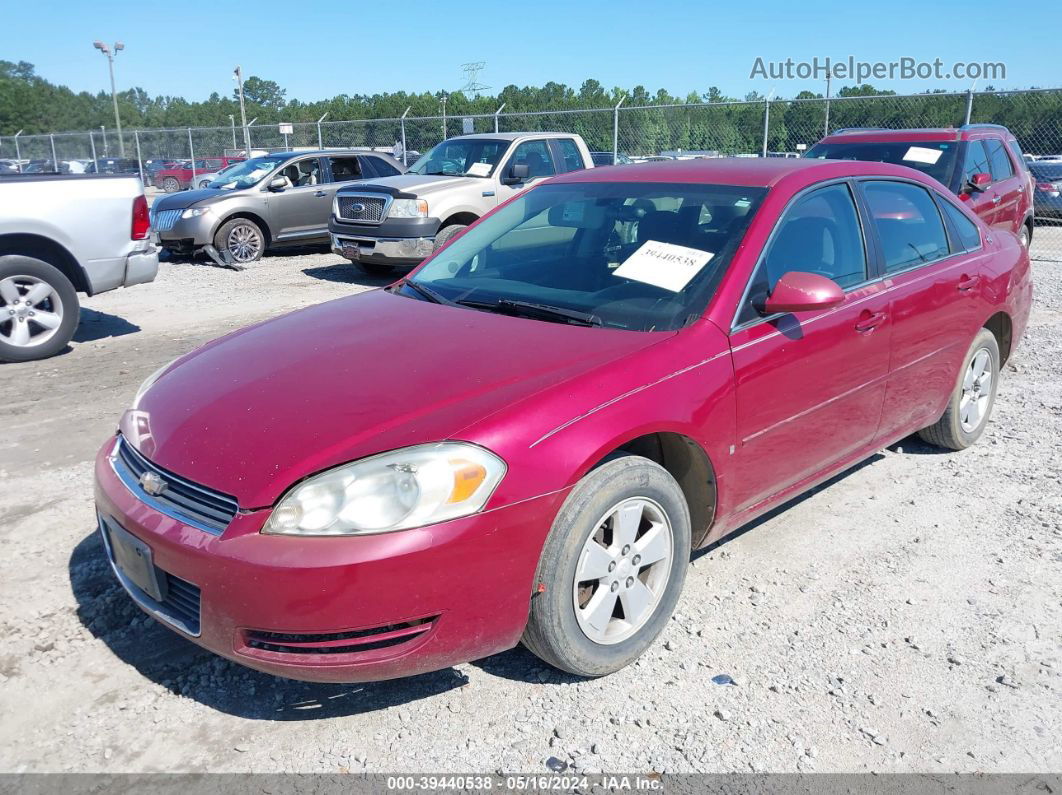 2006 Chevrolet Impala Lt Burgundy vin: 2G1WT55K469316534