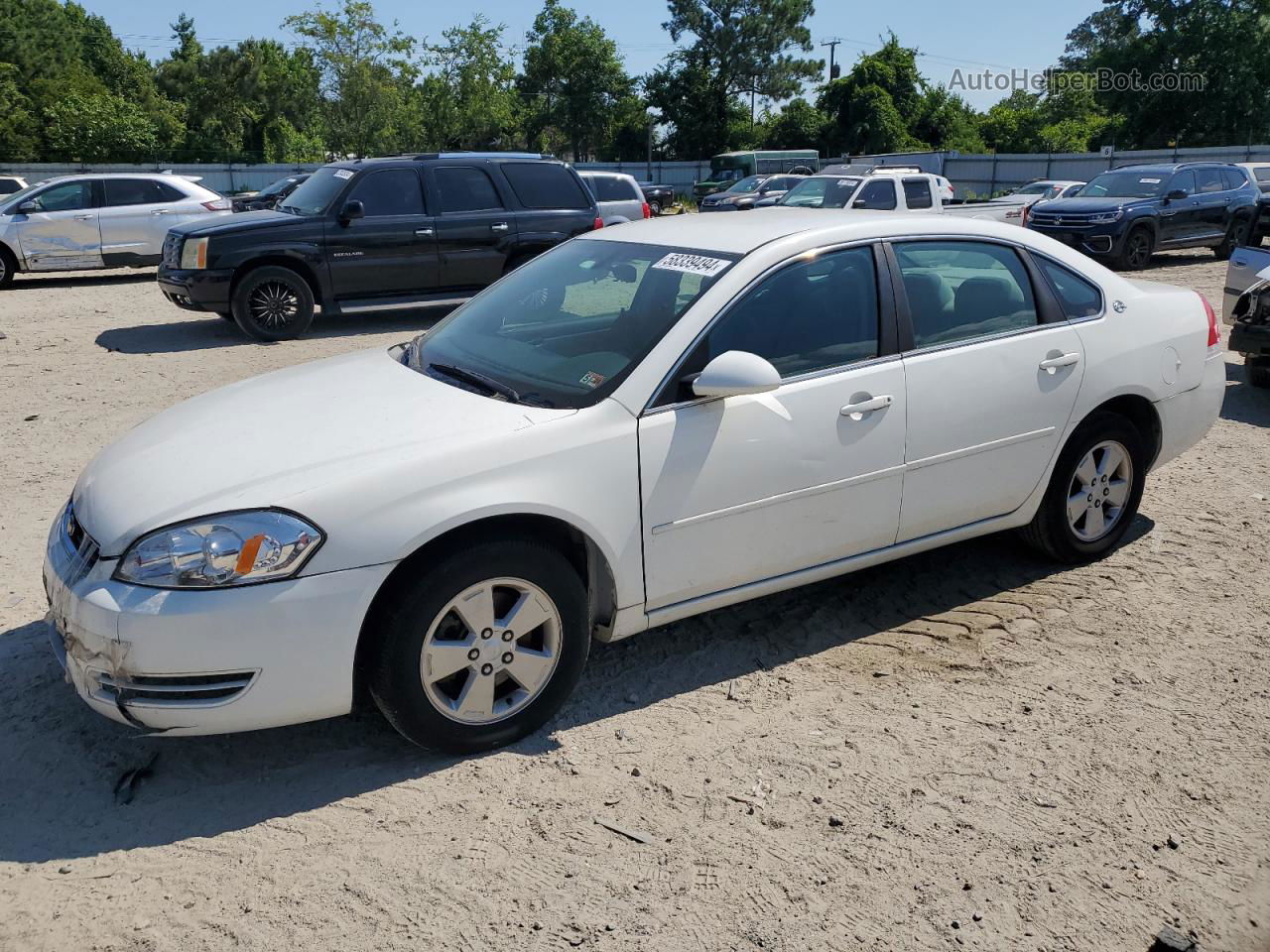 2006 Chevrolet Impala Lt White vin: 2G1WT55K769111371