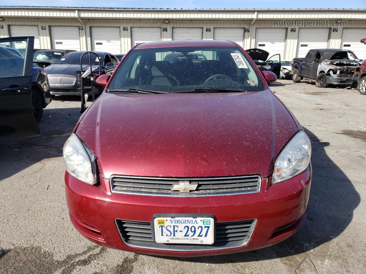 2009 Chevrolet Impala 1lt Maroon vin: 2G1WT57K091160637