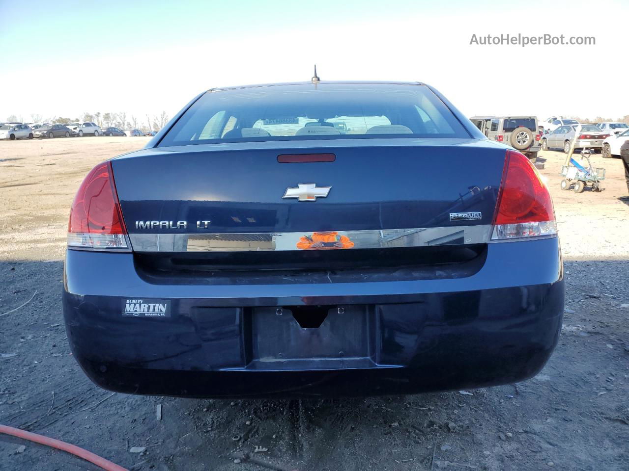 2009 Chevrolet Impala 1lt Blue vin: 2G1WT57K091189748