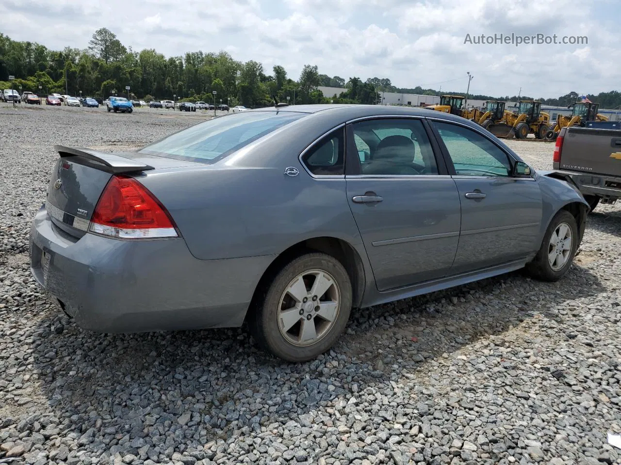 2009 Chevrolet Impala 1lt Gray vin: 2G1WT57K091191614