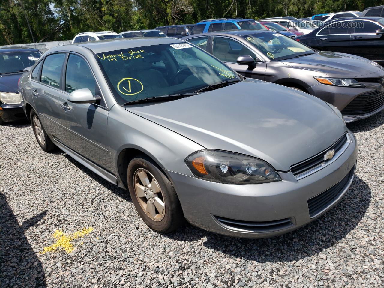 2009 Chevrolet Impala 1lt Серый vin: 2G1WT57K091223087