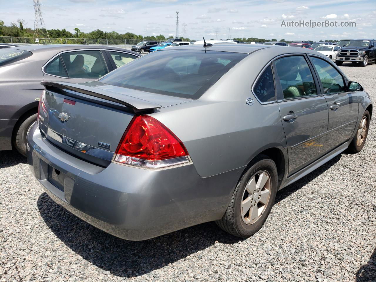 2009 Chevrolet Impala 1lt Gray vin: 2G1WT57K091223087