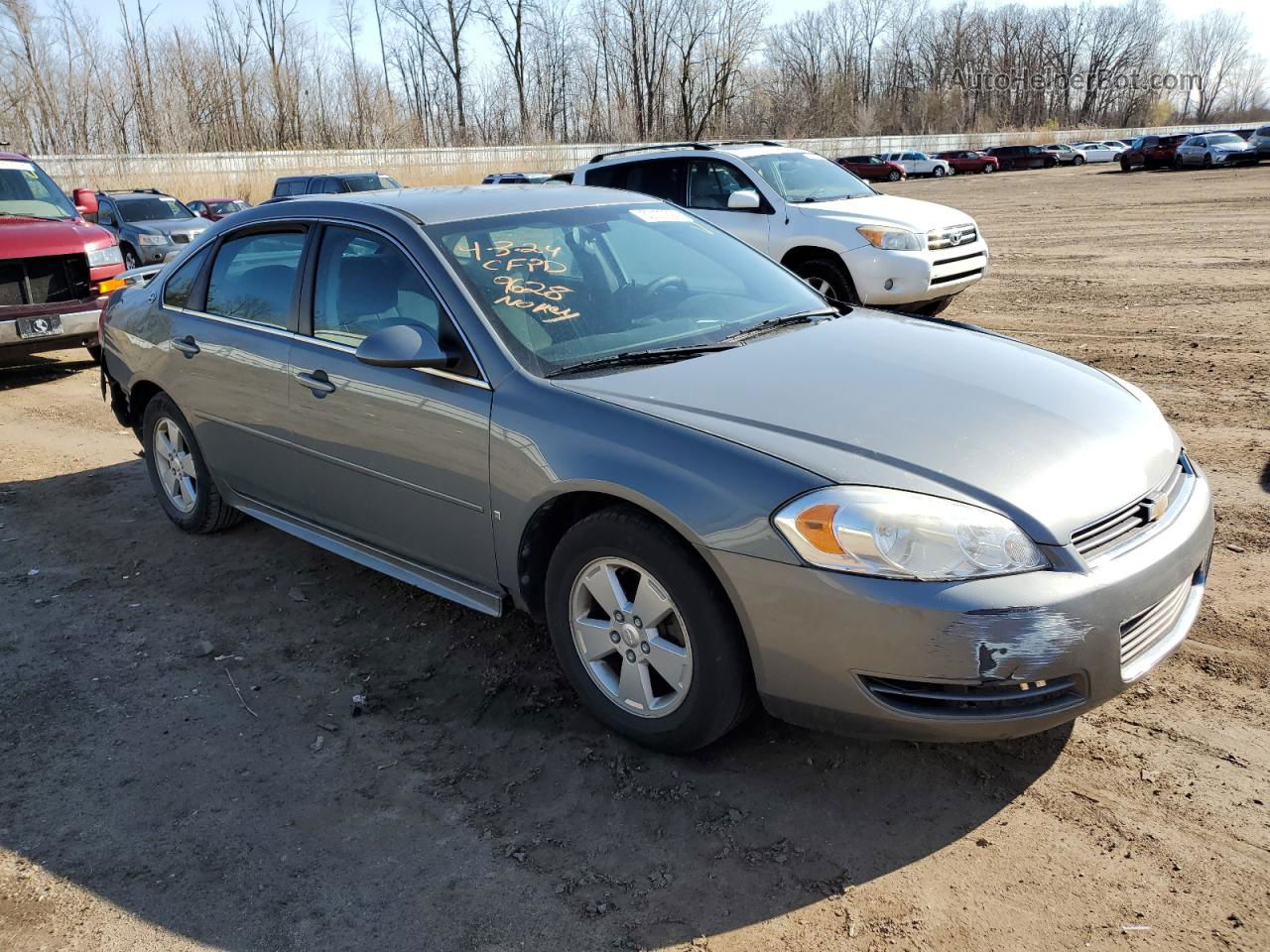 2009 Chevrolet Impala 1lt Gray vin: 2G1WT57K091239628