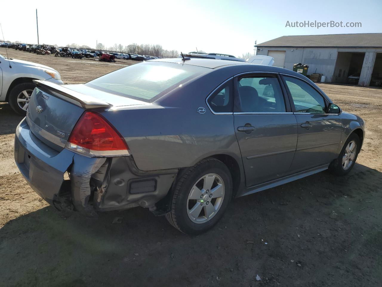 2009 Chevrolet Impala 1lt Gray vin: 2G1WT57K091239628