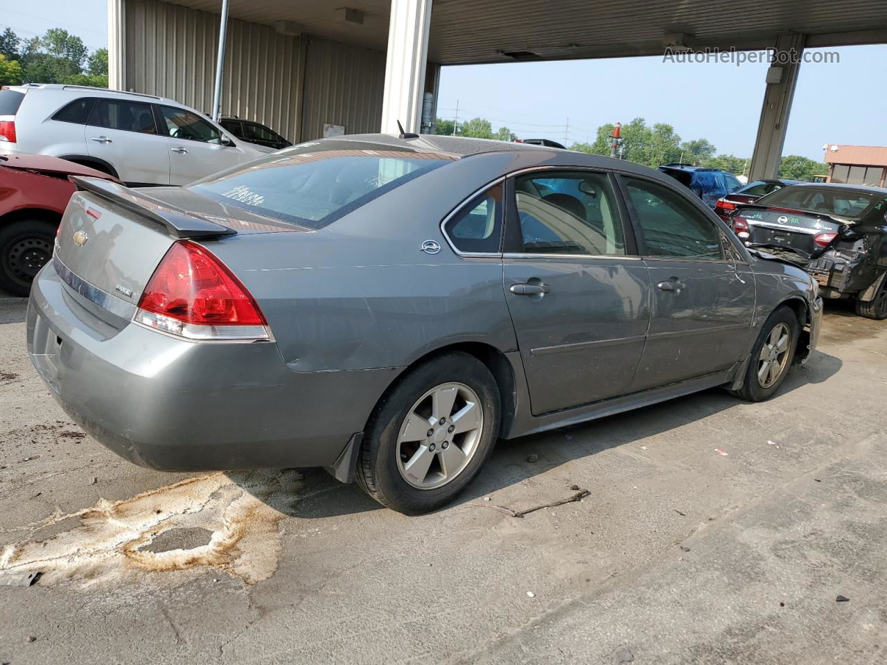 2009 Chevrolet Impala 1lt Gray vin: 2G1WT57K091242397