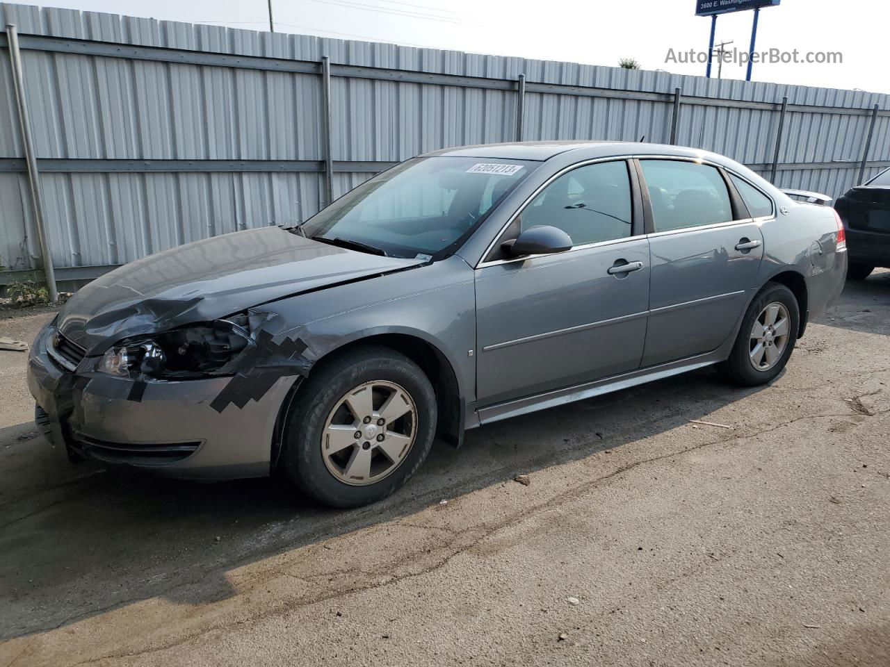 2009 Chevrolet Impala 1lt Gray vin: 2G1WT57K091242397