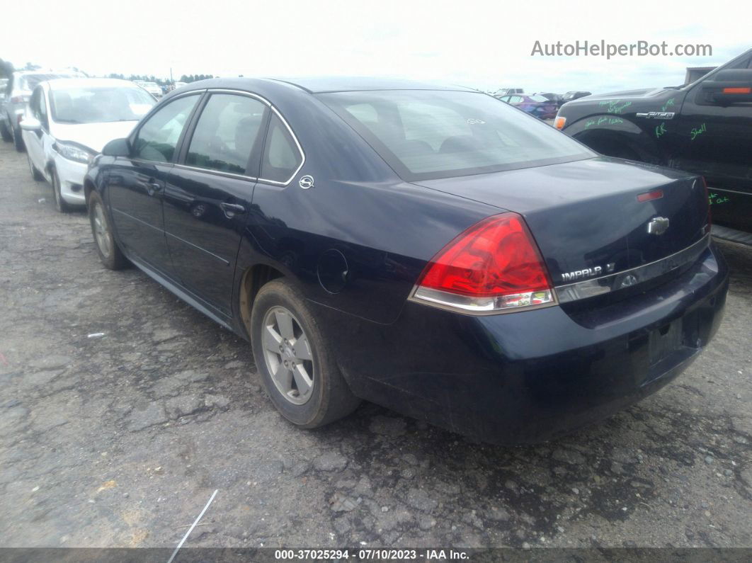 2009 Chevrolet Impala 3.5l Lt Blue vin: 2G1WT57K091295276