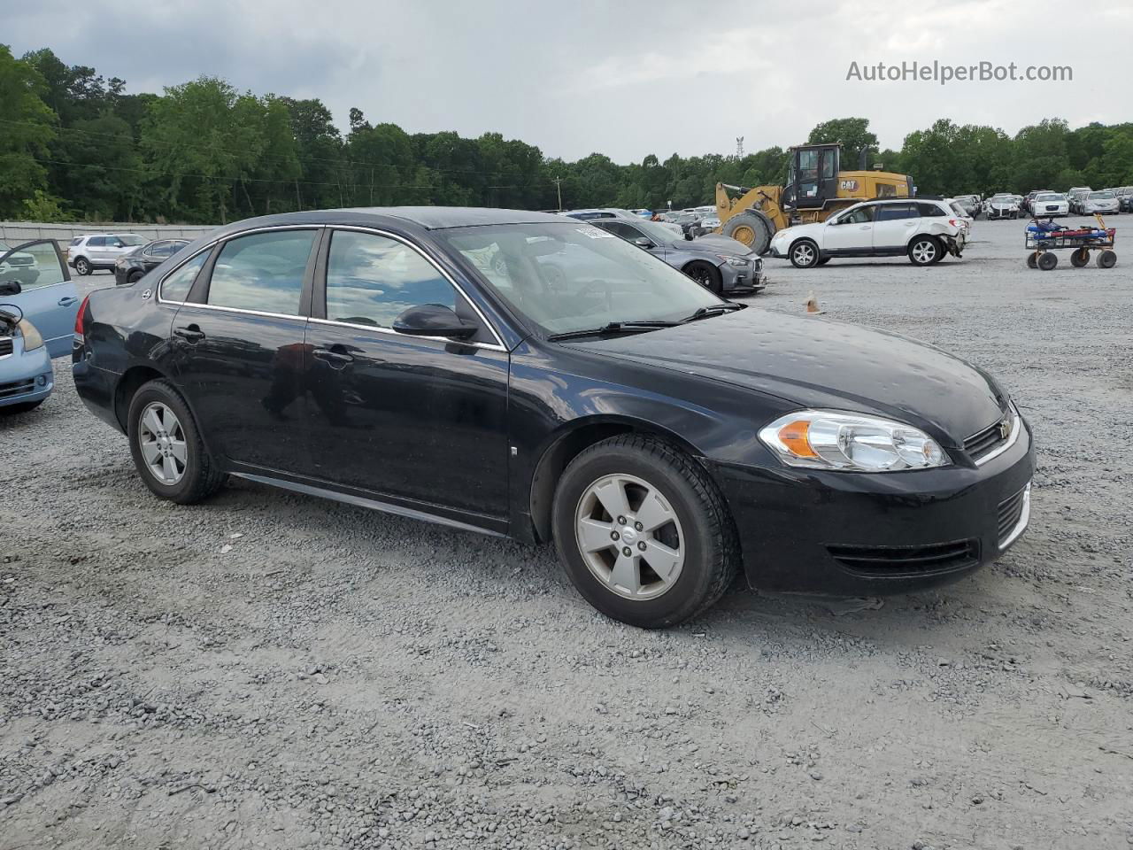 2009 Chevrolet Impala 1lt Black vin: 2G1WT57K091309659