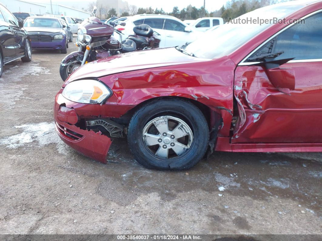 2009 Chevrolet Impala Lt Red vin: 2G1WT57K191133219