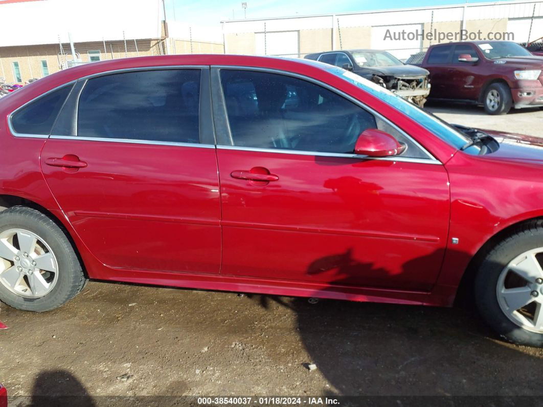 2009 Chevrolet Impala Lt Red vin: 2G1WT57K191133219