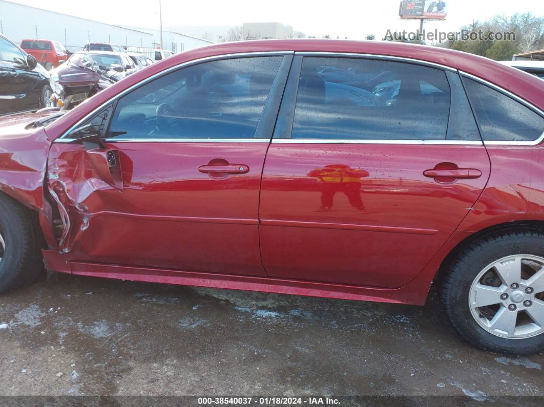 2009 Chevrolet Impala Lt Red vin: 2G1WT57K191133219