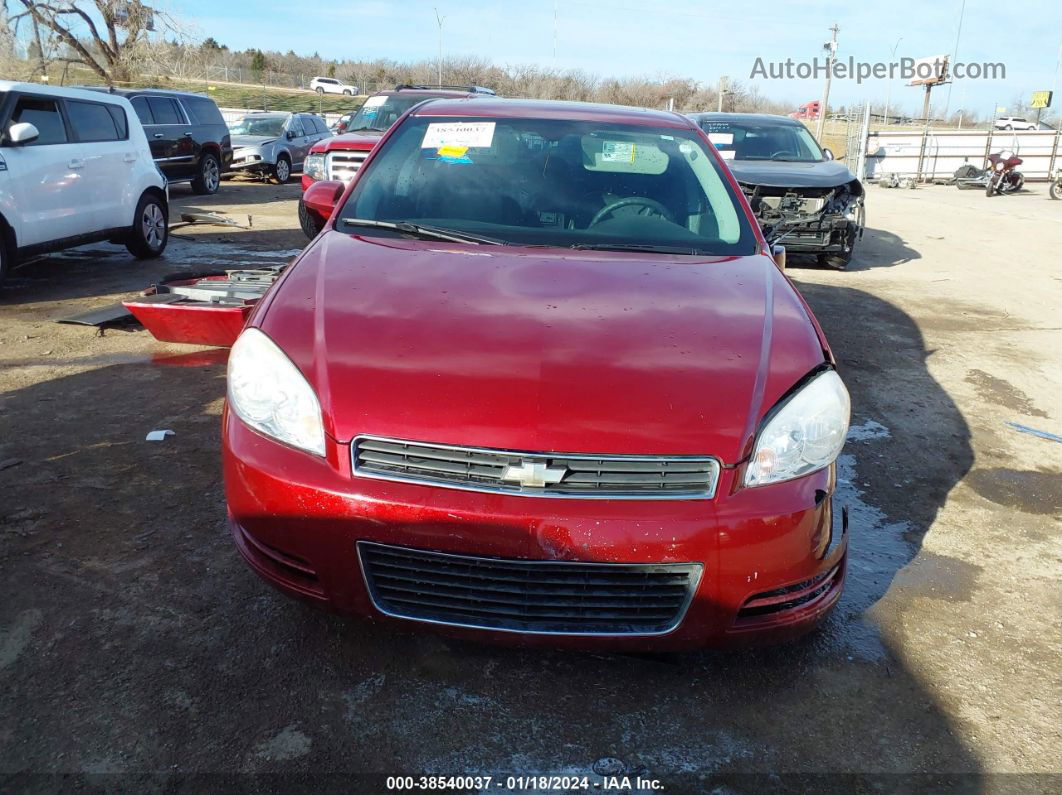 2009 Chevrolet Impala Lt Red vin: 2G1WT57K191133219