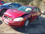 2009 Chevrolet Impala Lt Red vin: 2G1WT57K191159478