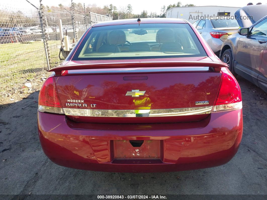 2009 Chevrolet Impala Lt Red vin: 2G1WT57K191159478