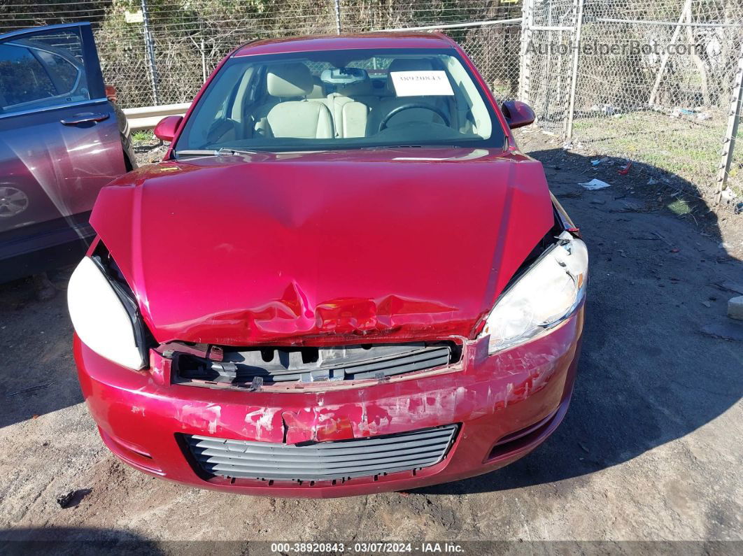 2009 Chevrolet Impala Lt Red vin: 2G1WT57K191159478