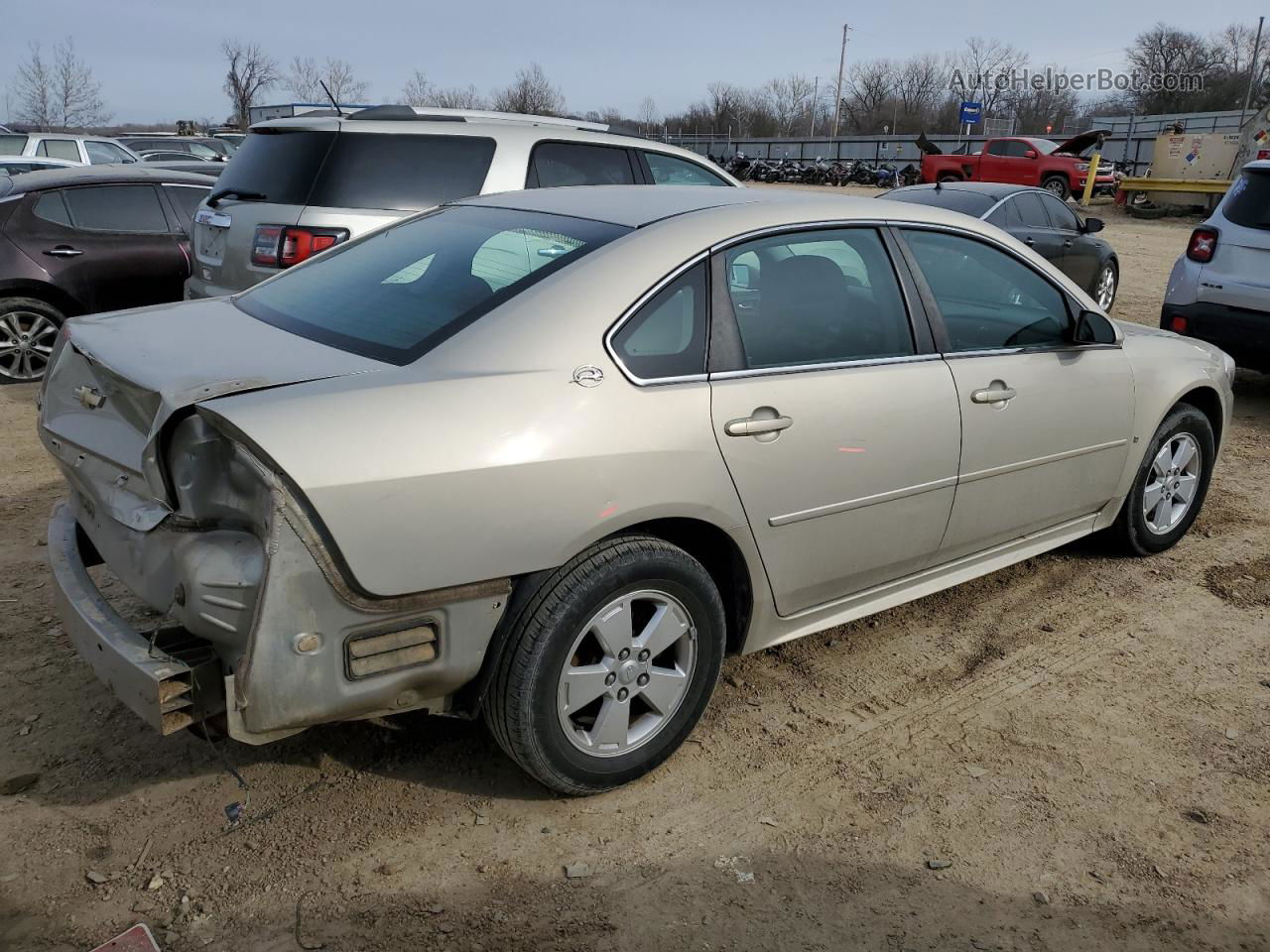 2009 Chevrolet Impala 1lt Бежевый vin: 2G1WT57K191200868