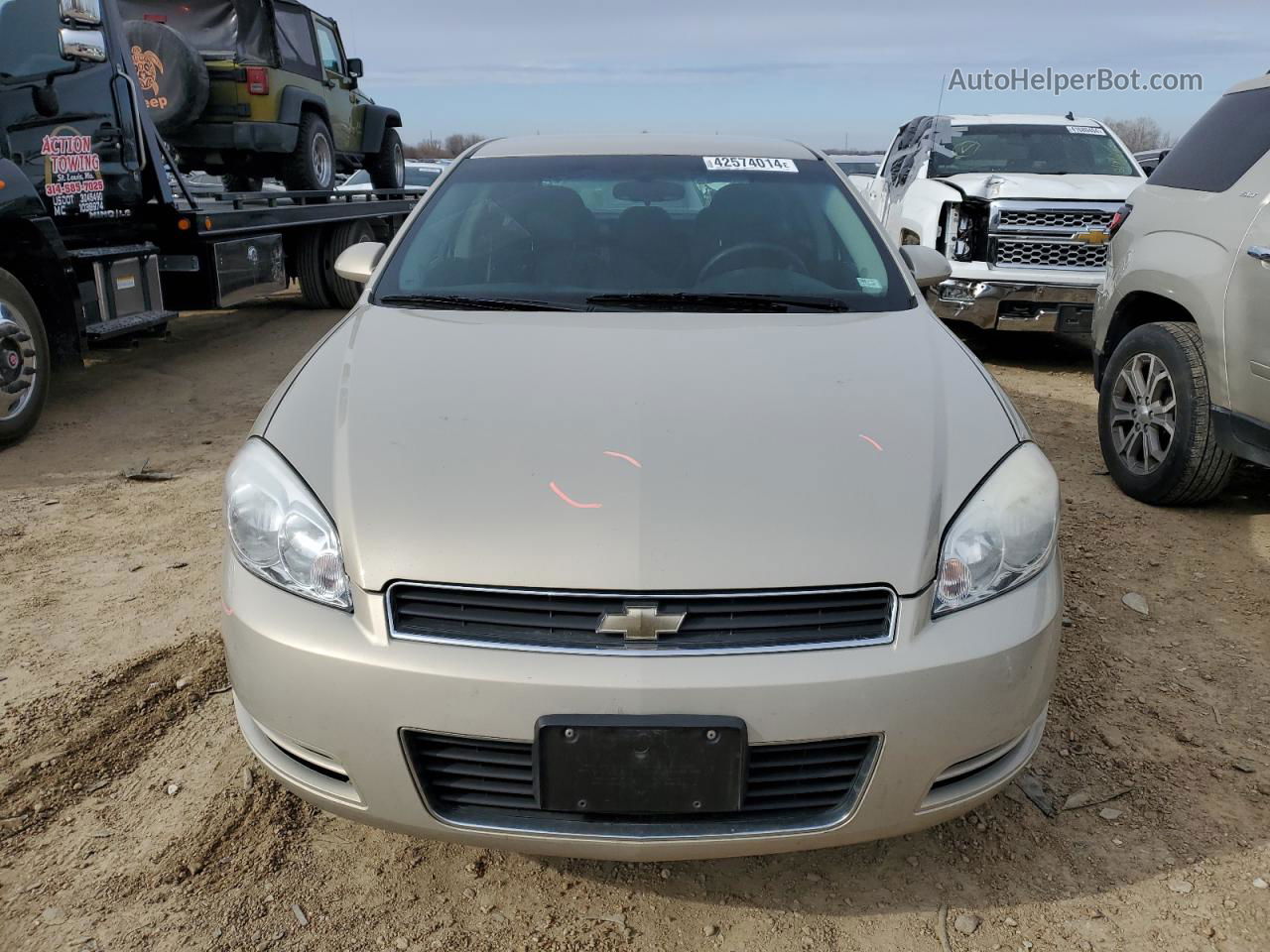 2009 Chevrolet Impala 1lt Бежевый vin: 2G1WT57K191200868