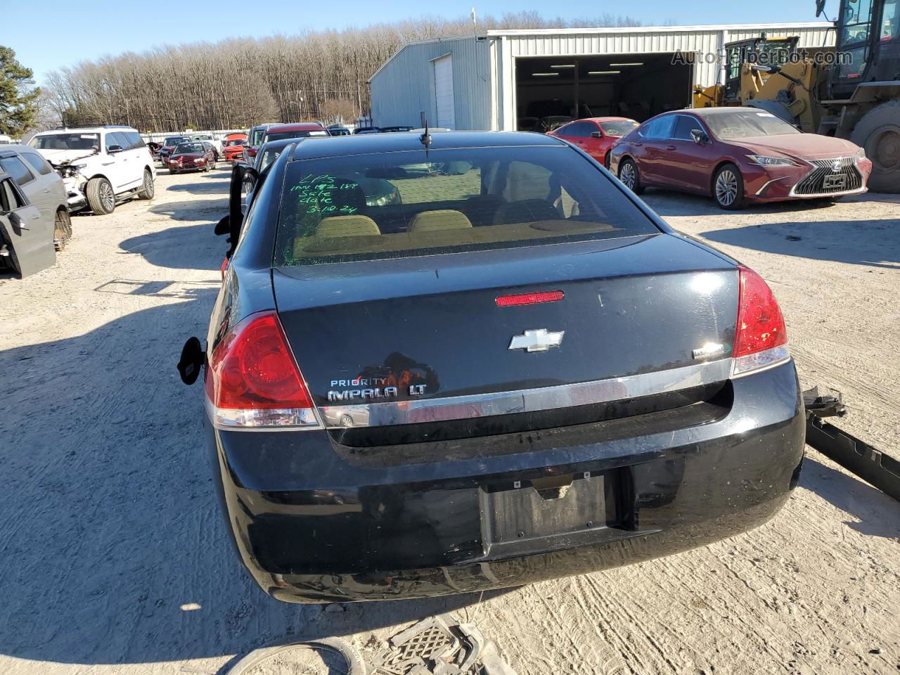 2009 Chevrolet Impala 1lt Black vin: 2G1WT57K191283427