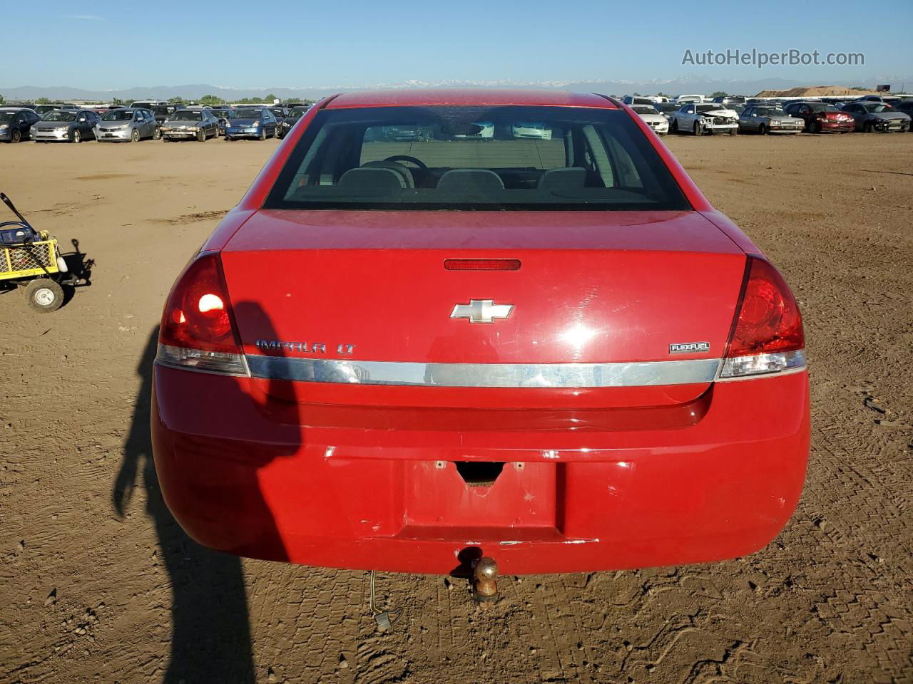 2009 Chevrolet Impala 1lt Red vin: 2G1WT57K191313817