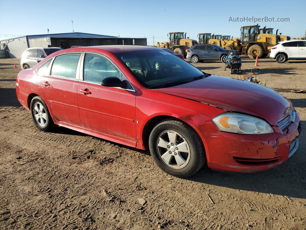 2009 Chevrolet Impala 1lt Red vin: 2G1WT57K191313817