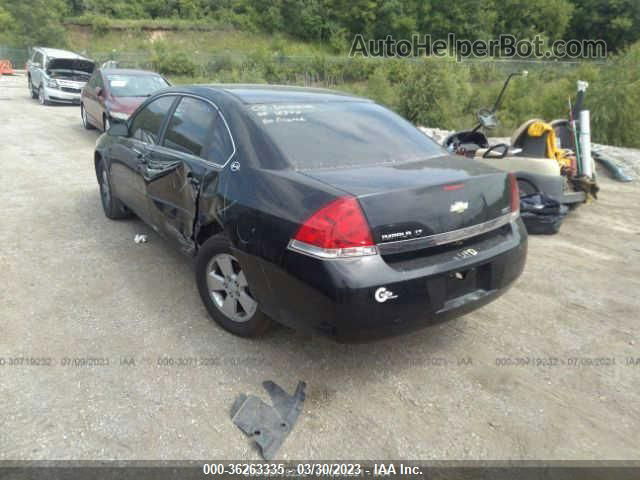 2009 Chevrolet Impala 3.5l Lt Black vin: 2G1WT57K291132323