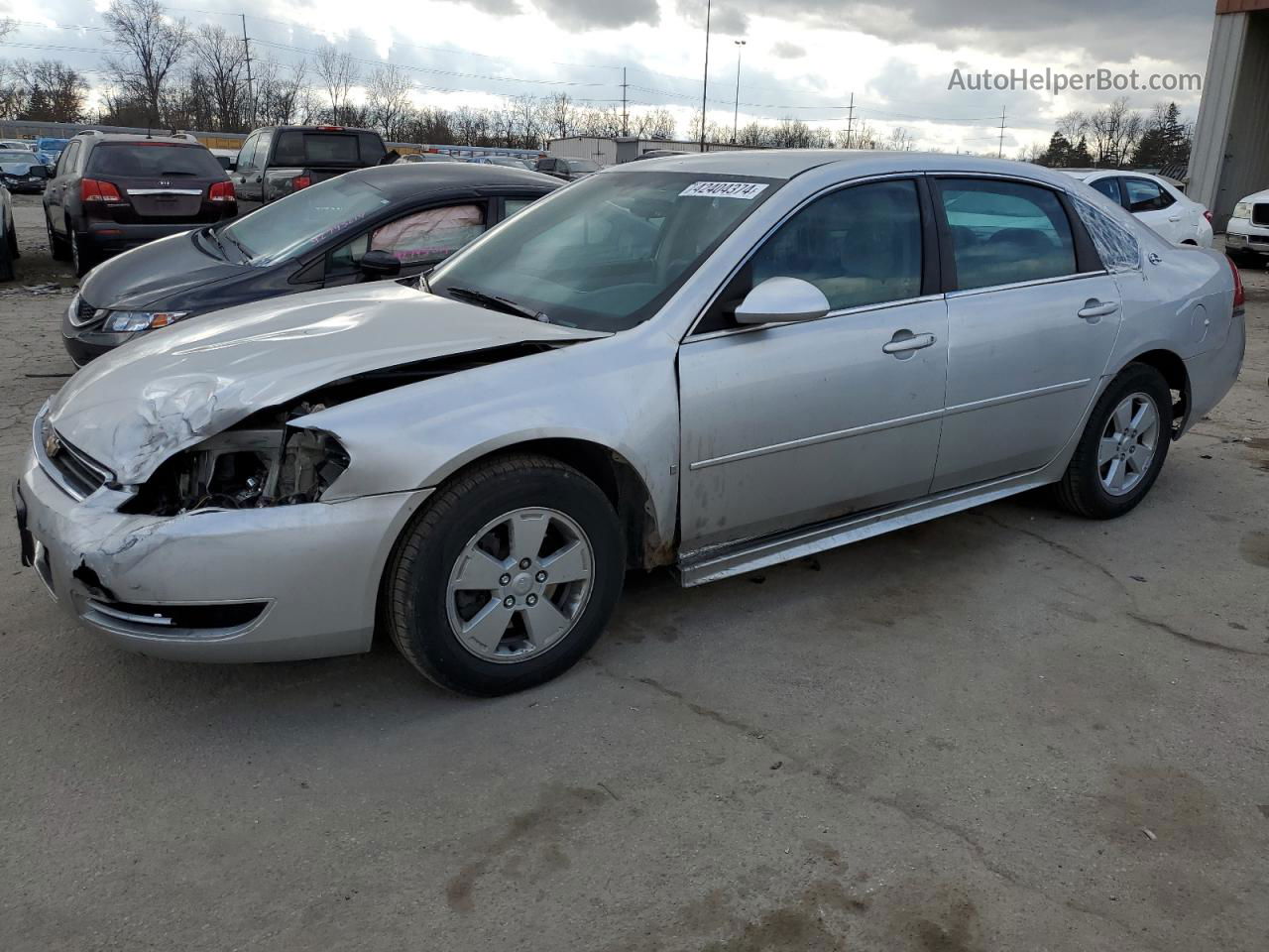 2009 Chevrolet Impala 1lt Серебряный vin: 2G1WT57K291177245