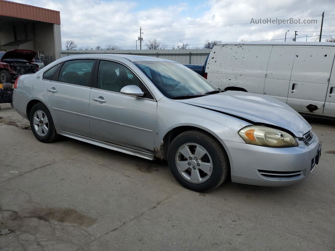 2009 Chevrolet Impala 1lt Серебряный vin: 2G1WT57K291177245