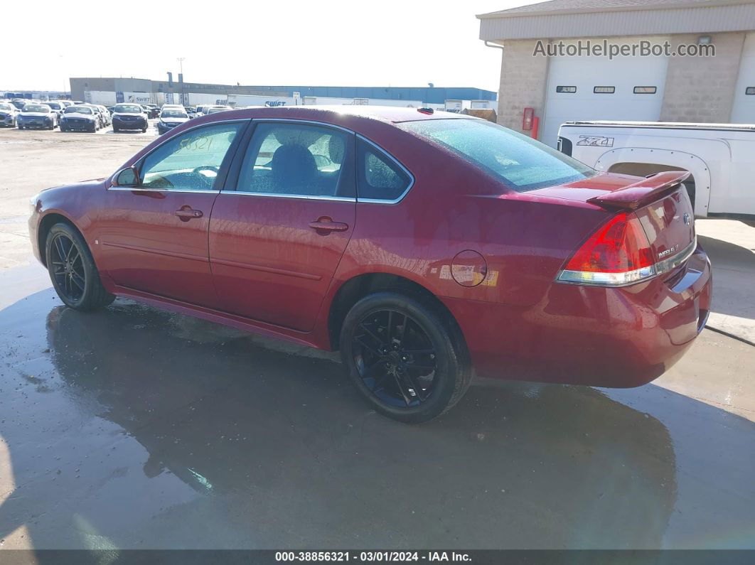 2009 Chevrolet Impala Lt Red vin: 2G1WT57K291220093