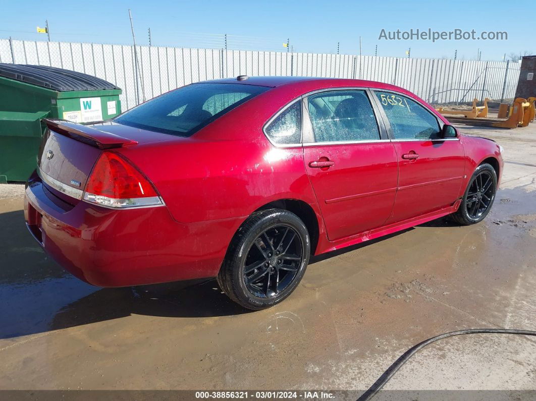 2009 Chevrolet Impala Lt Red vin: 2G1WT57K291220093