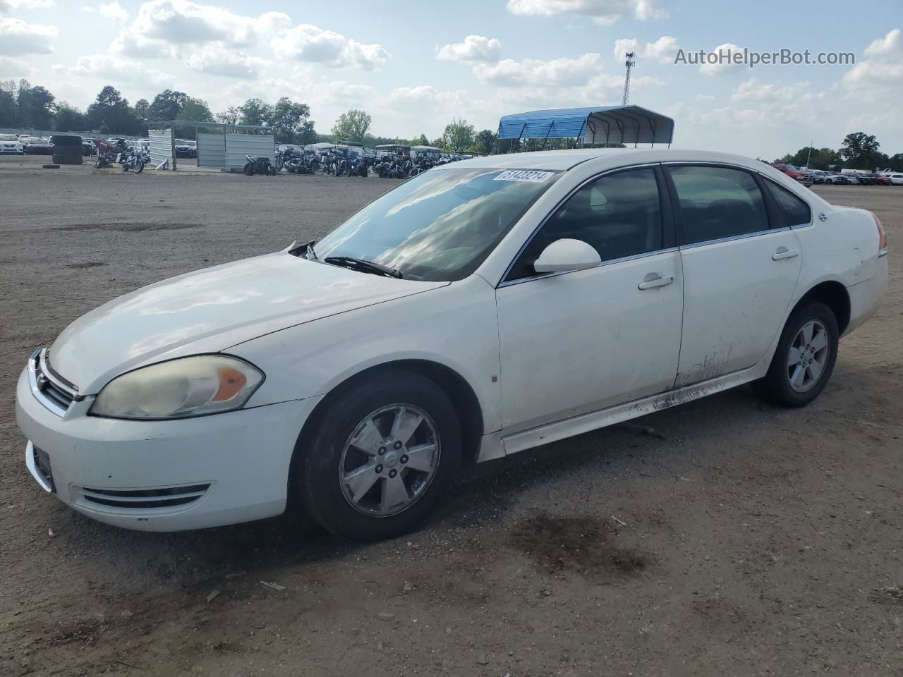 2009 Chevrolet Impala 1lt White vin: 2G1WT57K291227156